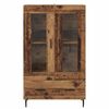 vidaXL Highboard z szufladą Stare drewno 69,5 x 31 x 115 cm