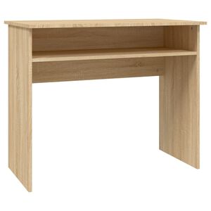 vidaXL Biurko, dąb sonoma, 90x50x74 cm, materiał drewnopochodny