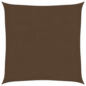 vidaXL Żagiel przeciwsłoneczny, 160 g/m&sup2;, brązowy, 3x3 m, HDPE