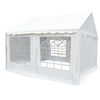 vidaXL Namiot ogrodowy z PVC, 4x4 m, biały