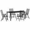 vidaXL Zestaw do jadalni w ogrodzie 5 pcs Antracyt