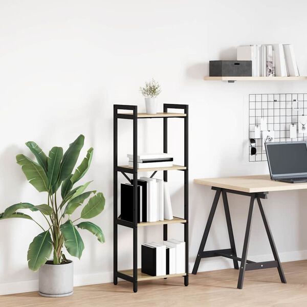 vidaXL P&oacute;łka na książki Dąb Sonoma 40 x 30 x 119 cm