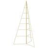 vidaXL Metalowa choinka świąteczna KUOPIO 140 cm Stal złoty