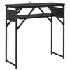 vidaXL StolikKonsolowy Czarny Dąb Drewno inżynieryjne 75x30x75cm