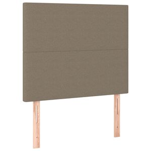 vidaXL Zagł&oacute;wek taupe 80x5x118/128 cm tkanina