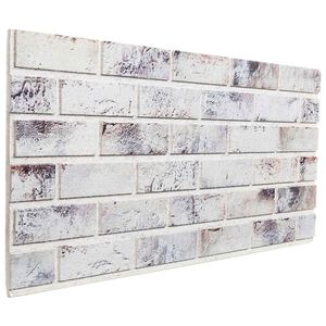 vidaXL Panele ścienne 10 szt. 100 x 50 cm Jasnoszary i czarny