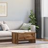 vidaXL Stolik kawowy Stare drewno 102 x 50,5 x 46,5 cm