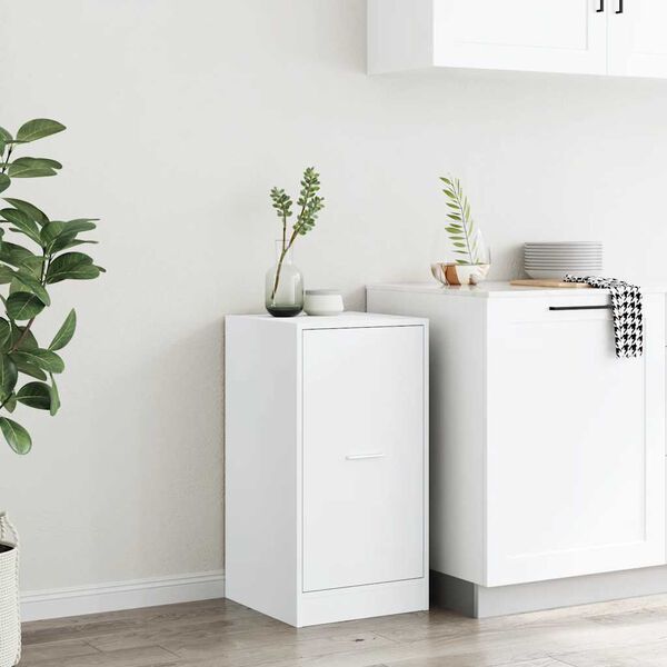 vidaXL Szafka apteczna, biała, 40x41x77,5 cm, materiał drewnopochodny