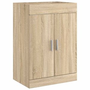 vidaXL Szafka pod zlewem w łazience dąb Sonoma 56 x 37,5 x 81 cm