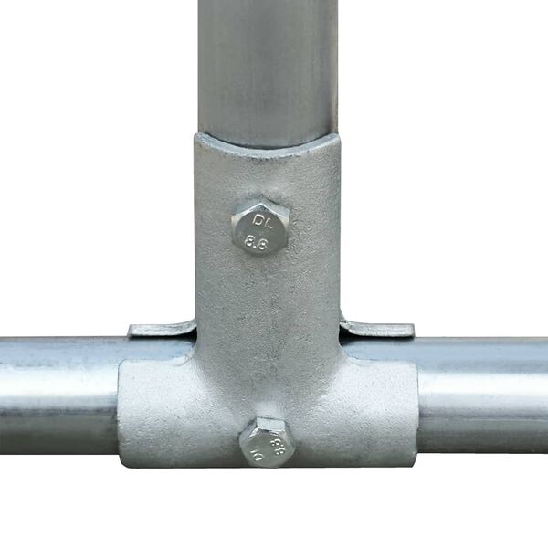 vidaXL Klatka zewnętrzna dla kurcząt, stal galwanizowana, 2x2x1,92 m