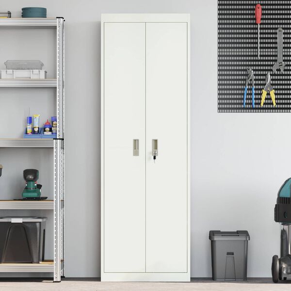 vidaXL Szafka do przechowywania 2 pcs Biały 60 x 40 x 180 cm