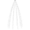 vidaXL Siatka lampek choinkowych, 250 zimnych białych diod LED, 250 cm