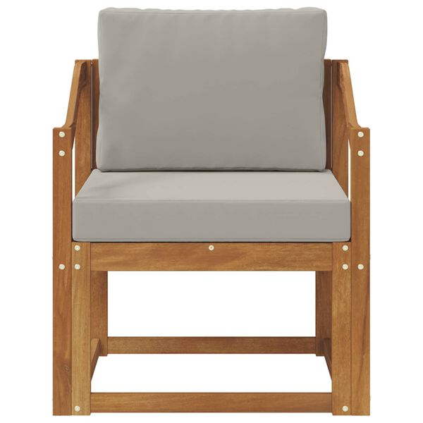 vidaXL Sofa na zewnątrz Lite drewno akacjowe i poliester