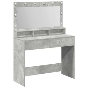 vidaXL Toaletka Betonowy szary 100 x 41 x 135 cm Drewno inżynieryjne