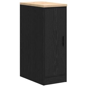 vidaXL Garażowa szafka do przechowywania Czarna 30x51x85 cm