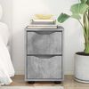 vidaXL Stolik nocny z szufladą Betonowy szary 30,5 x 30 x 43 cm