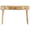 vidaXL Stolik konsola, 115x35x76 cm, lite drewno mango