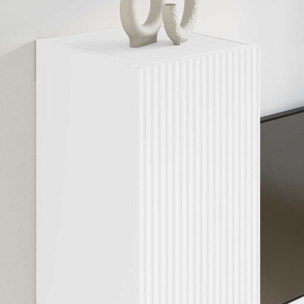 vidaXL Szafka pod telewizor 2 pcs Biały 30 x 31 x 60 cm