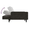 vidaXL 2-osobowa kanapa, ciemnoszara, tapicerowana aksamitem