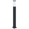 vidaXL Słupek oświetleniowy 80 cm Czarny IP44