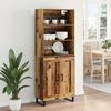 vidaXL Highboard Stare drewno 69,5 x 34 x 180 cm