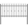 vidaXL Ogrodzenie z kolcami ASTEN 200 x 150 cm Stal malowana proszkowo