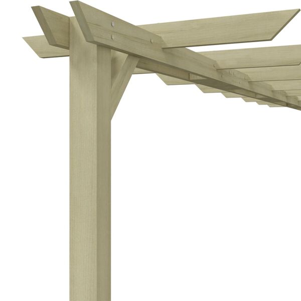 vidaXL Pergola ogrodowa, impregnowane drewno sosnowe, 360x200x60cm