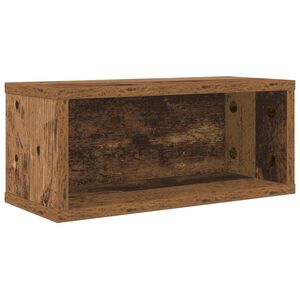 vidaXL Stojak na płyty CD Drewno dębowe 40 x 17 x 17 cm