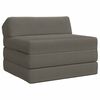 vidaXL Składana Sofa Ł&oacute;żko jasnoszary 200 x 70 x 10 cm