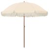 vidaXL Parasol plażowy 205 x 205 x 210 cm Poliester i Stal Okrągły