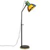 vidaXL Lampa stojąca, 25 W, wielokolorowa, 30x30x100-150 cm, E27