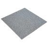 vidaXL Płytka dywanowa jasnoszary 50 x 50 cm 36 szt. PP i bitum