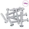 vidaXL Śruba 1800 szt. Srebrny M6 x 50 mm Stal