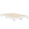 vidaXL Rama ł&oacute;żka, biała, 120x190 cm, materiał drewnopochodny