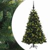 vidaXL Sztuczna choinka z bombką 120 cm 150 LED Ciepła biel