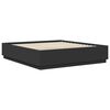 vidaXL Ramka ł&oacute;żka Czarny 200 x 200 cm Materiał drewnopochodny