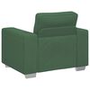 vidaXL Sofa Fotel ciemnozielona 100x77x82 cm Tkanina Corduroy