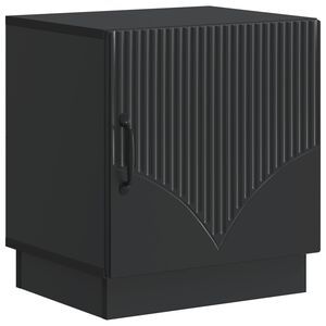 vidaXL Stolik nocny Czarny 43 x 34,5 x 47 cm Drewno inżynieryjne