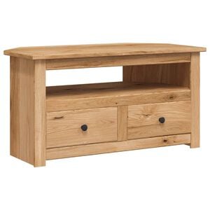 vidaXL Szafka narożna pod TV, 93x49x49 cm, lita sosna, seria Panama