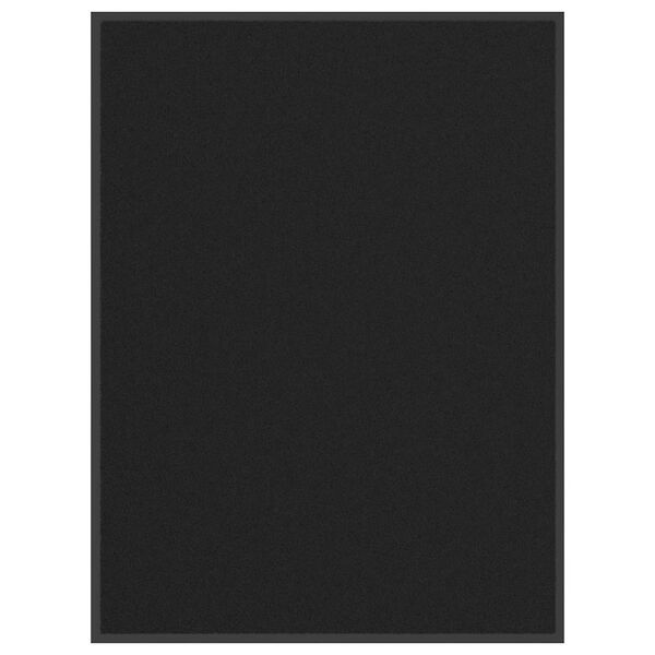 vidaXL Wycieraczka Czarna 90x120 cm