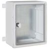 vidaXL Szafka sterownicza Szary 37 x 16,5 x 35 cm Plastik ABS