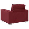 vidaXL Sofa Czerwone wino 99 x 80 x 84 cm tkanina