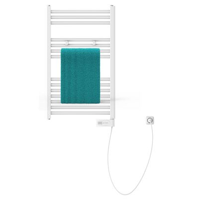 EISL Grzejnik łazienkowy z czasomierzem, biały, 80x50x15 cm