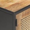 vidaXL Szafka pod TV, 120x30x40 cm, drewno mango i naturalna trzcina