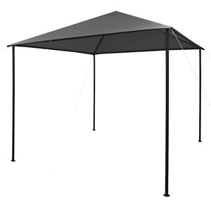 vidaXL Altana, 3 x 3 m, antracytowa, tkanina i stal, 180 g/m&sup2;