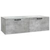 vidaXL Szafka RTV montowana na ścianie Betonowy szary 98 x 41 x 30 cm