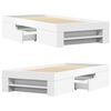 vidaXL Rama ł&oacute;żka, biała, 100x200 cm, materiał drewnopochodny