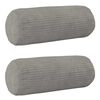 vidaXL Poszewka na poduszkę 2 pcs HEERLEN jasnoszary &Oslash; 15 x 40 cm