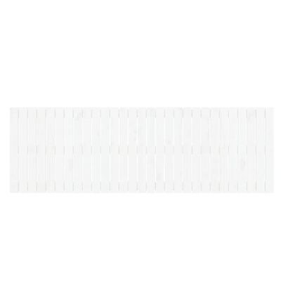 vidaXL Wezgłowie łóżka, białe, 185x3x60 cm, lite drewno sosnowe