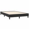 vidaXL Łóżko Box Spring bez materaca Czarne 120x210 cm Aksamit